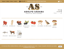 Tablet Screenshot of conservasadolfosadaba.com